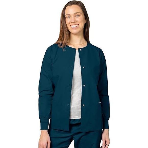 Adar Round Neck Warm Up Jacket - Picture 4 of 4